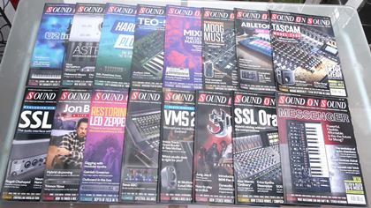 various-Sound on Sound mags x34 2022-25